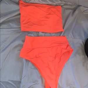 Cute high wasted bathing suit